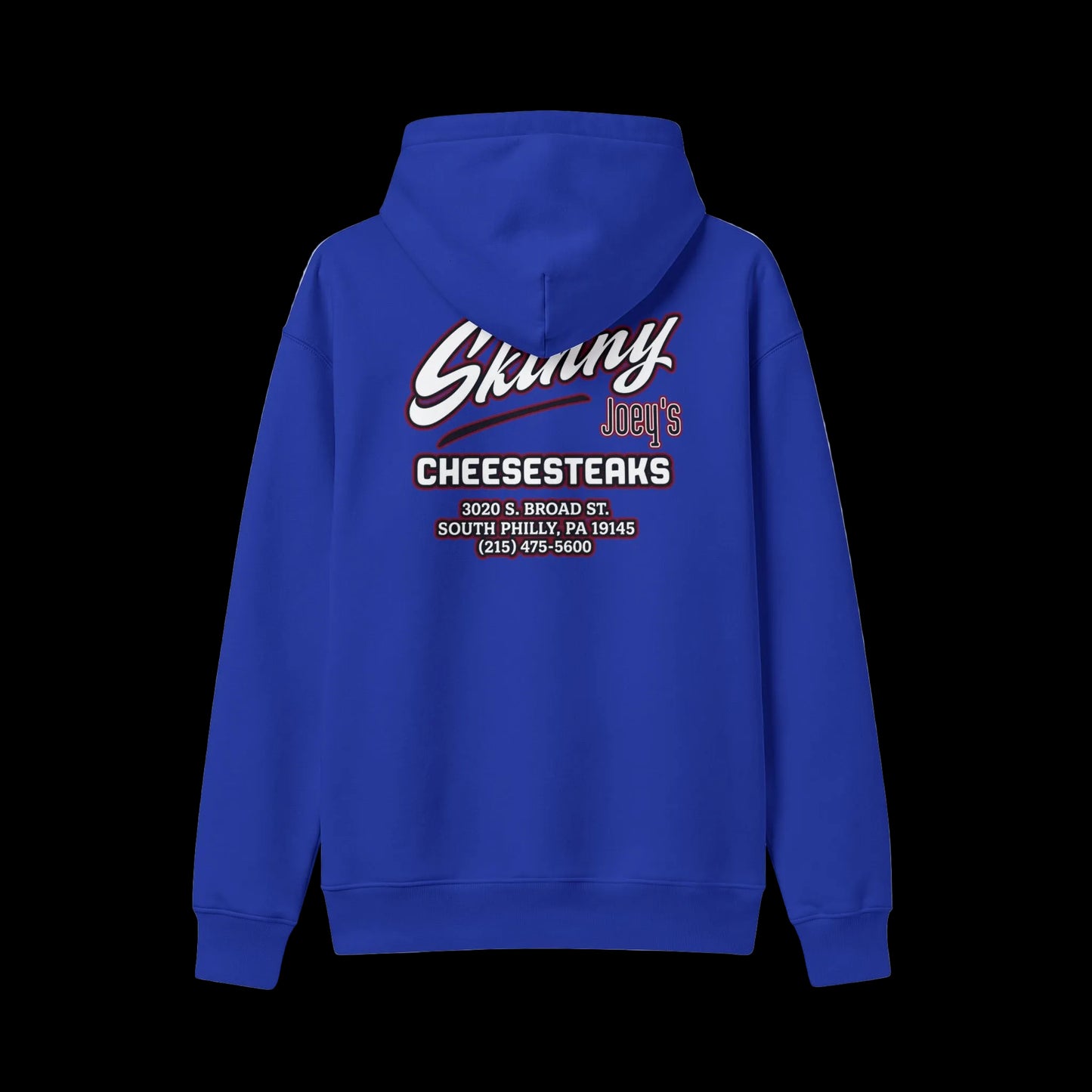 Skinny Joey's Cheesesteaks Hooded Sweatshirt — Philly Diner Logo Pullover