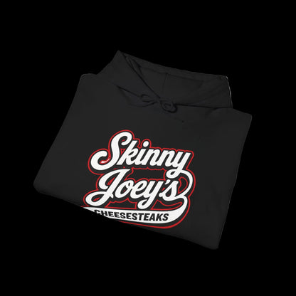 Skinny Joeys Cheesesteaks 1 Year Anniversary Hoodie - lifestyle photo - Skinny Joey's Cheesesteaks