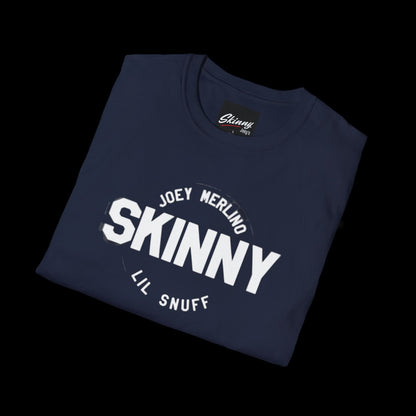 Skinny Joey Merlino & Lil Snuff Podcast Logo T-Shirt (GLOBAL)