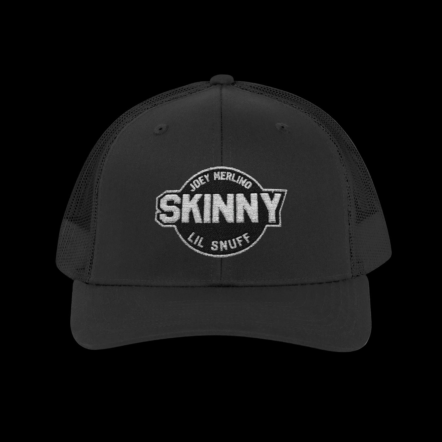 Skinny Podcast Trucker Cap - "Skinny" Retro Patch Snapback
