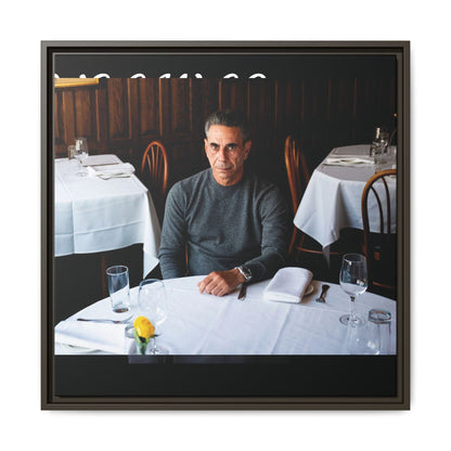 Skinny Joey Merlino Autographed - "We Can Go Anywhere" Matte Canvas, Black Frame