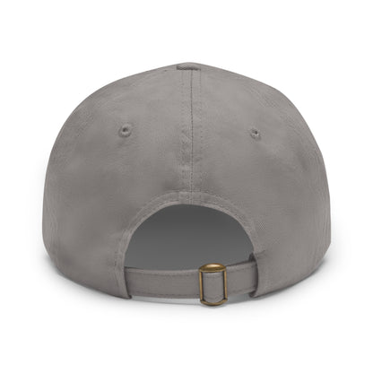 Skinny Joey Leather Patch Dad Hat