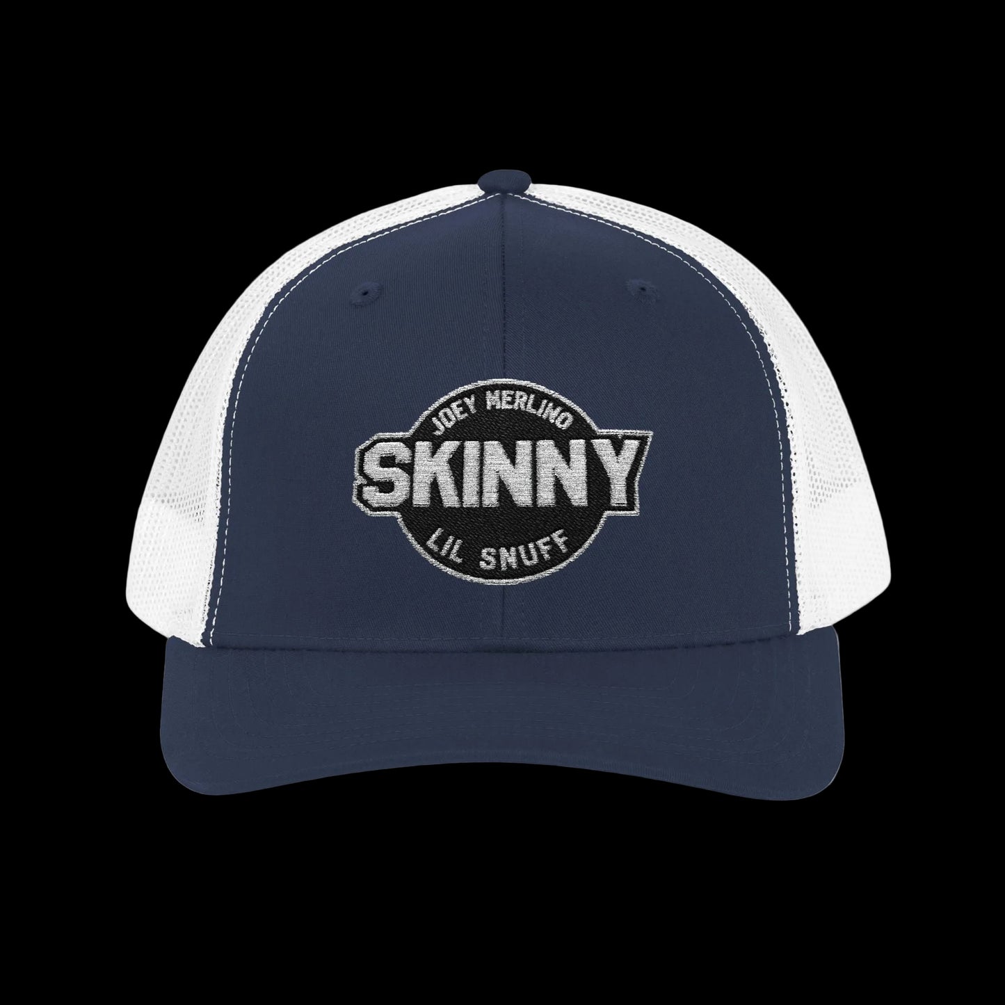 Skinny Podcast Trucker Cap - "Skinny" Retro Patch Snapback