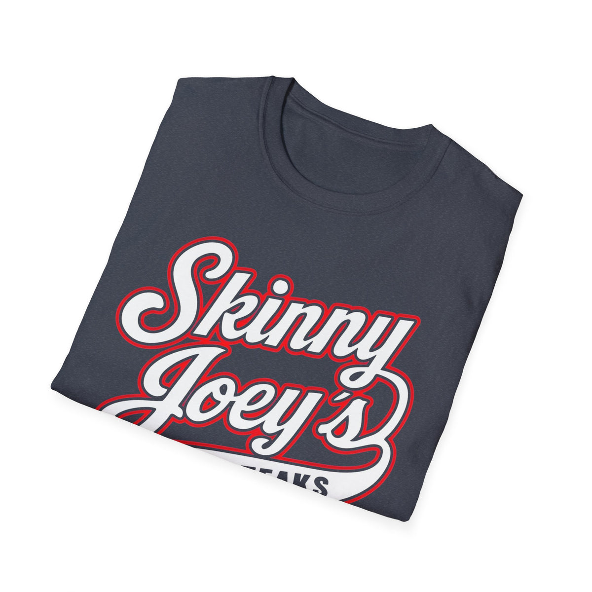 Skinny Joey’s Cheesesteaks Unisex Softstyle T-Shirt | South Philly 3020 S. Broad St.