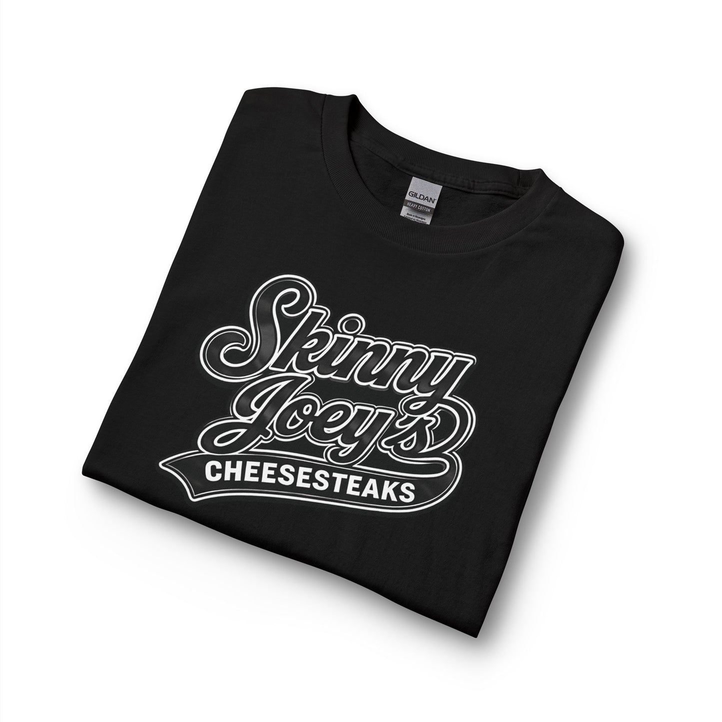 Skinny Joey’s Cheesesteaks Long Sleeve Tee — Retro Diner Logo Shirt