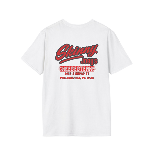 Skinny Joey's Cheesesteaks Unisex T-Shirt | Fun Foodie Apparel, Gift for Food Lovers, Casual Wear, Philadelphia Souvenir