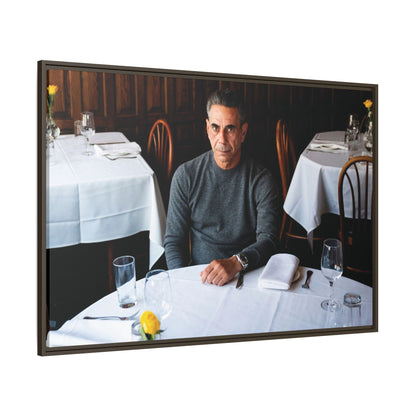 Skinny Joey Merlino Autographed - "We Can Go Anywhere" Matte Canvas, Black Frame