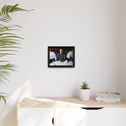 Skinny Joey Merlino Autographed - "We Can Go Anywhere" Matte Canvas, Black Frame