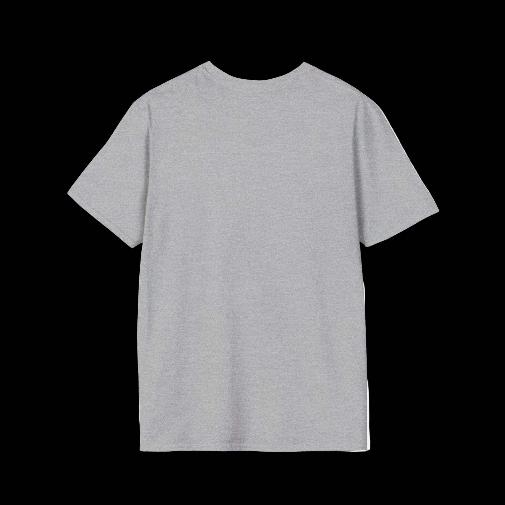 Gray t-shirt on a white background