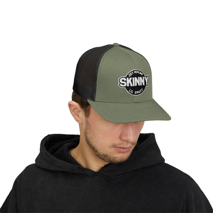 Skinny Podcast Trucker Cap - "Skinny" Retro Patch Snapback