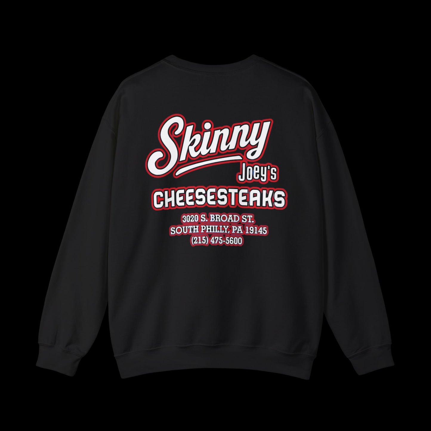 Skinny Joey’s Cheesesteaks Unisex Crewneck Sweatshirt | South Philly 3020 S. Broad St.