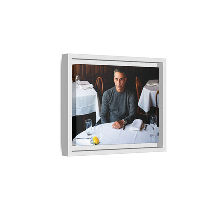 Skinny Joey Merlino Autographed - "We Can Go Anywhere" Matte Canvas, Black Frame