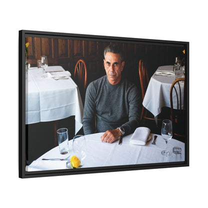 Skinny Joey Merlino Autographed - "We Can Go Anywhere" Matte Canvas, Black Frame