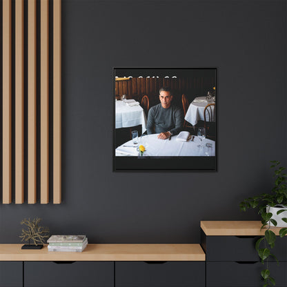 Skinny Joey Merlino Autographed - "We Can Go Anywhere" Matte Canvas, Black Frame