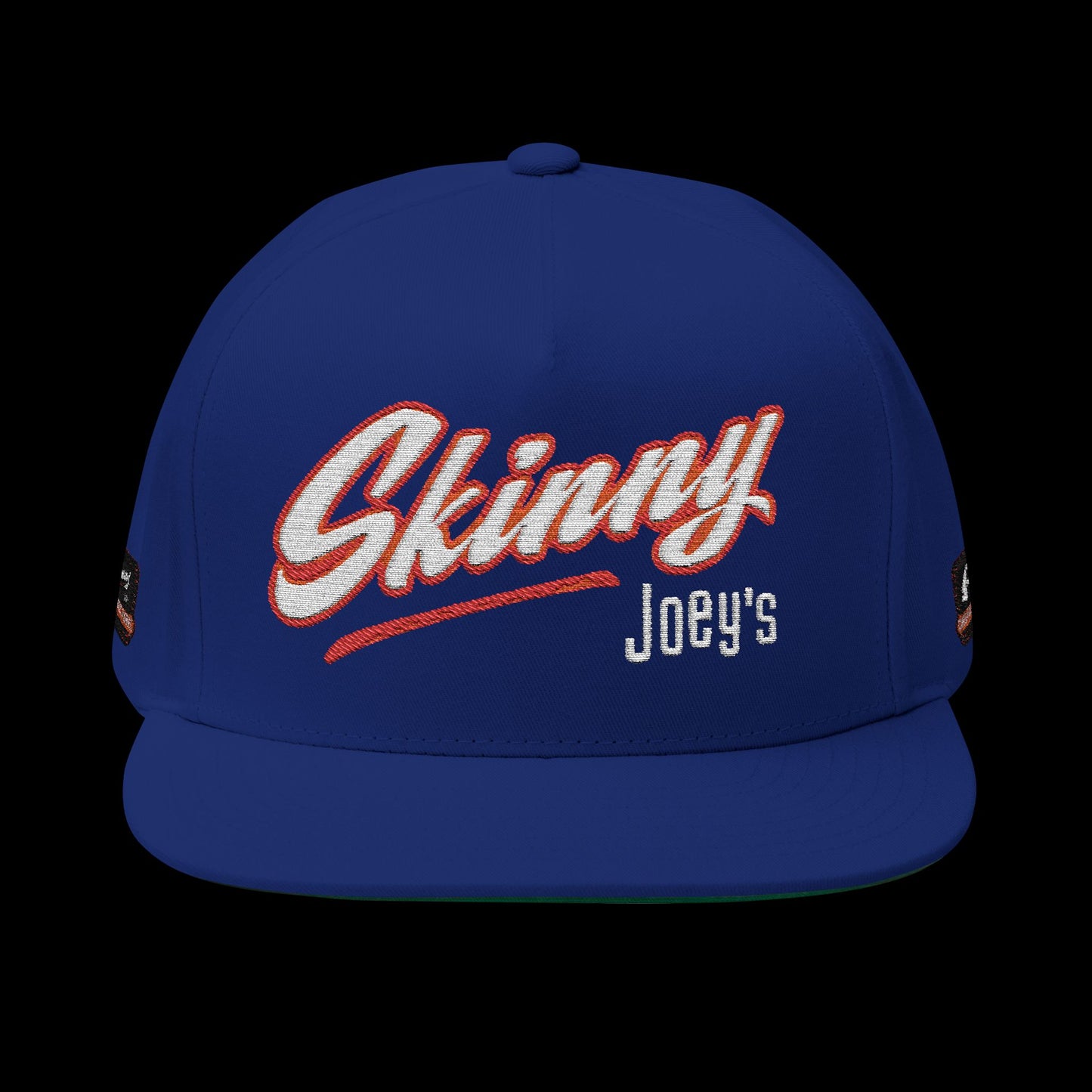 Skinny Joey’s Flat Bill Cap — Classic Edition Embroidery