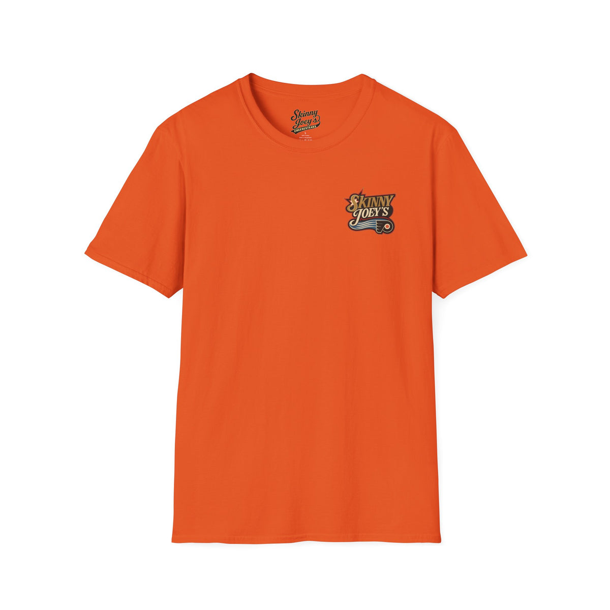 Skinny Joeys NHL Playoffs We Can Go Anywhere T-Shirt - side view - Skinny Joey's Cheesesteaks