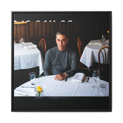 Skinny Joey Merlino Autographed - "We Can Go Anywhere" Matte Canvas, Black Frame