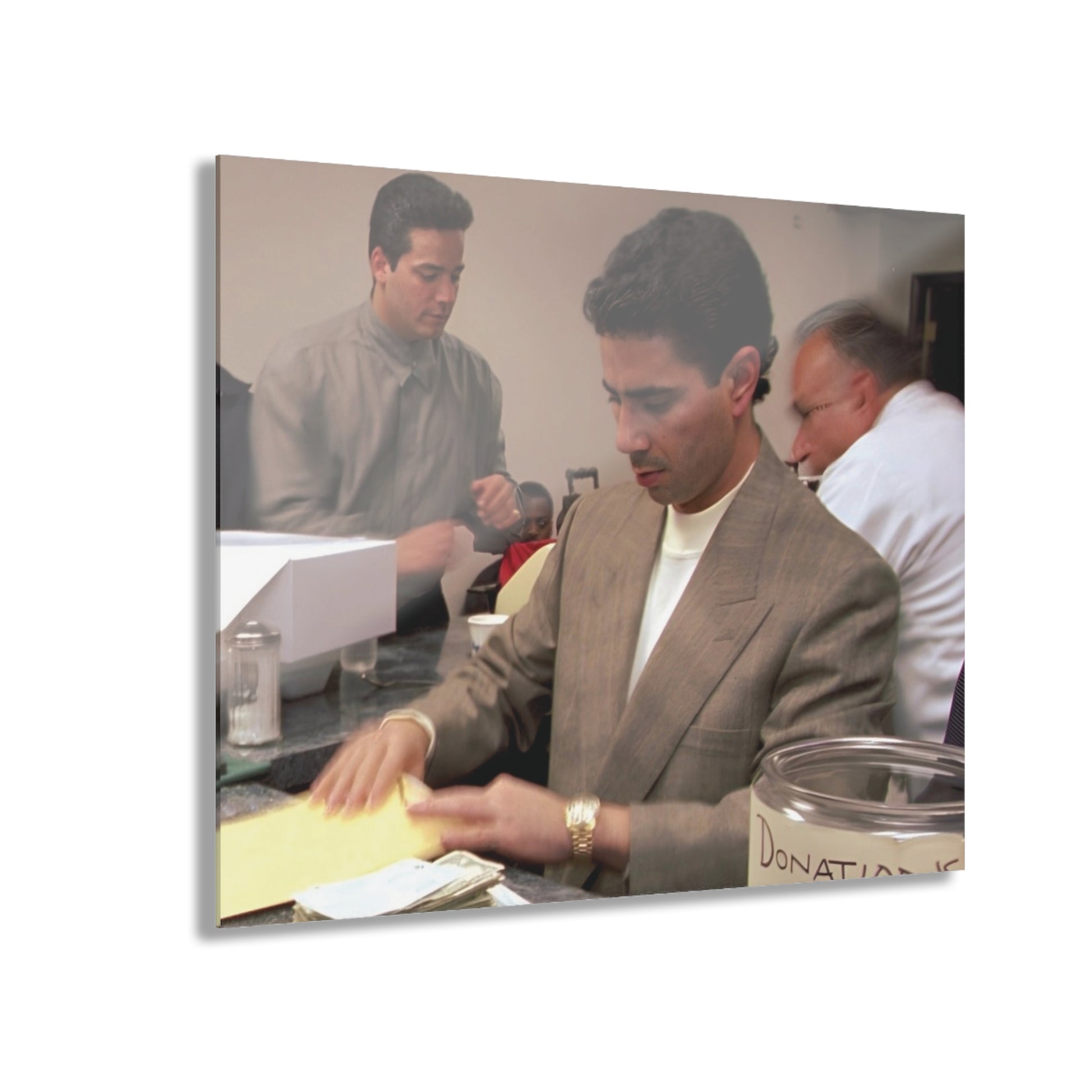 Skinny Joey Merlino Vintage Acrylic Wall Art - front view - Skinny Joey's Cheesesteaks