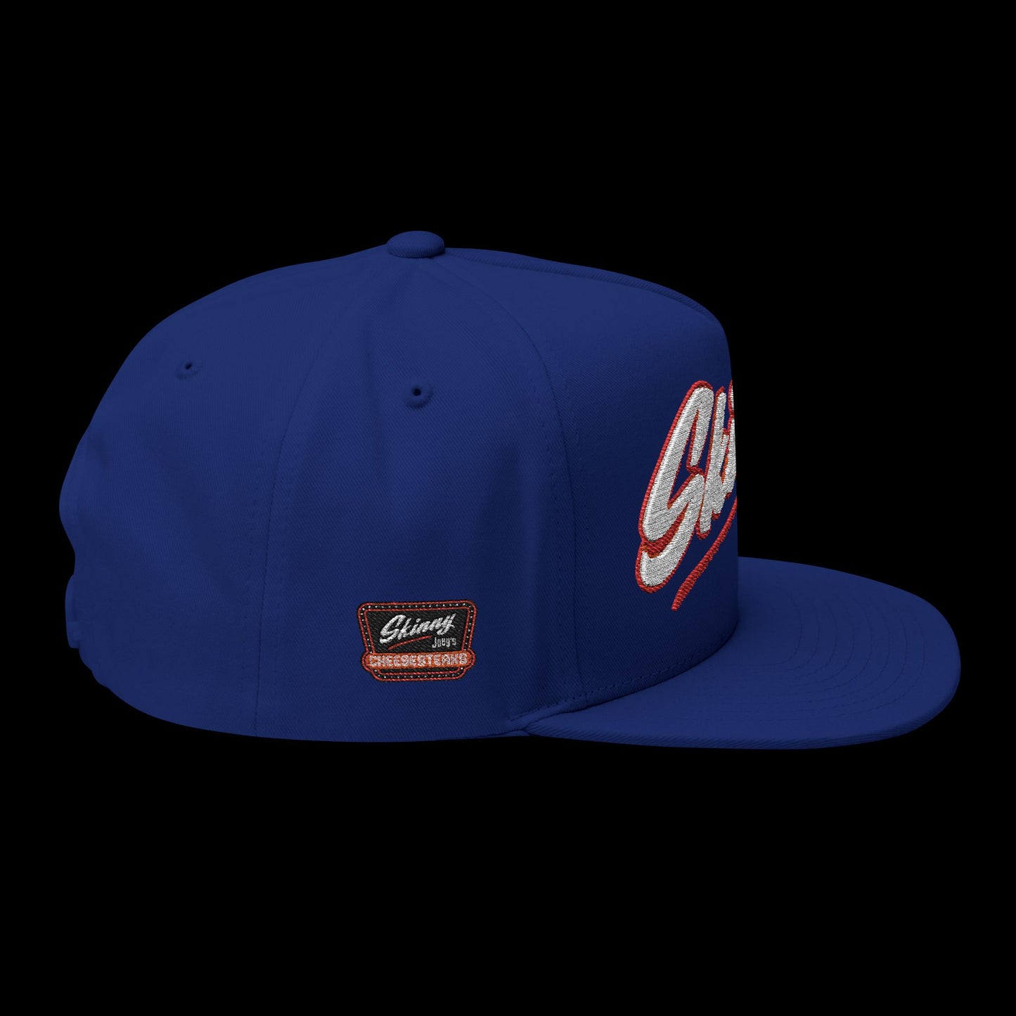 Skinny Joey’s Flat Bill Cap — Classic Edition Embroidery