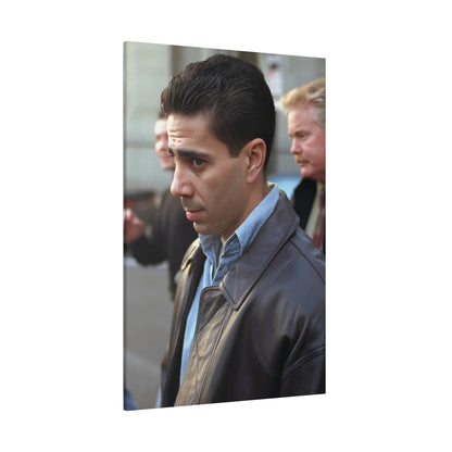 Skinny Joey Merlino 1990s Philly Most Hated Stretched Canvas Art