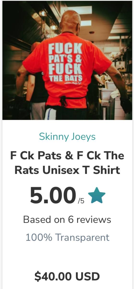 F Ck Pats & F Ck The Rats Unisex T Shirt