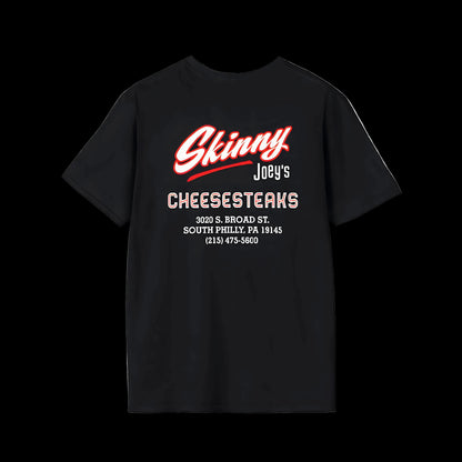 Skinny Joey Cheesesteaks Official Philly Merch Tee Shirt