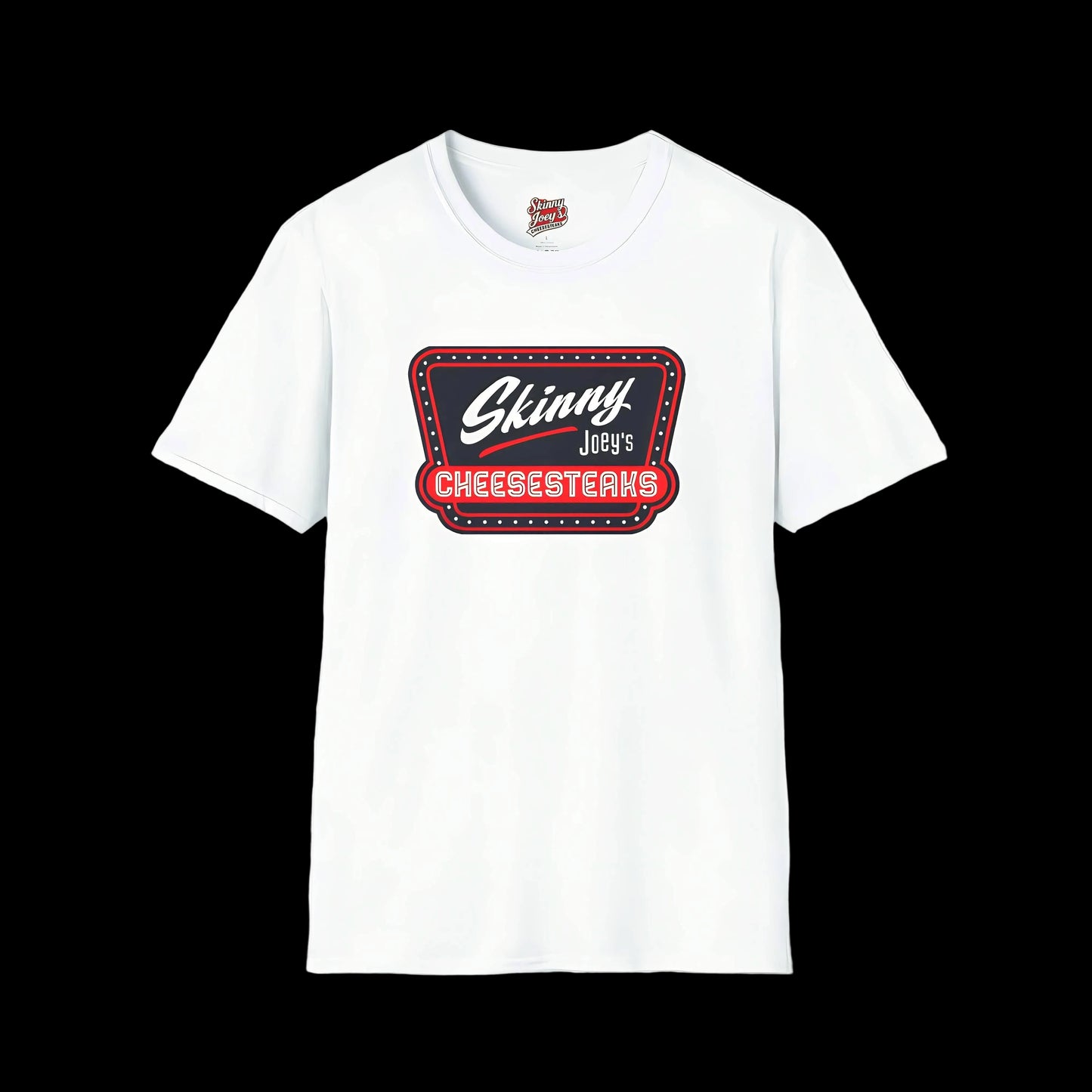 Skinny Joey Cheesesteaks Official Philly Merch Tee Shirt