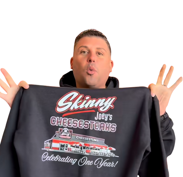 1 Year Anniversary Skinny Joey’s Cheesesteaks T-Shirt