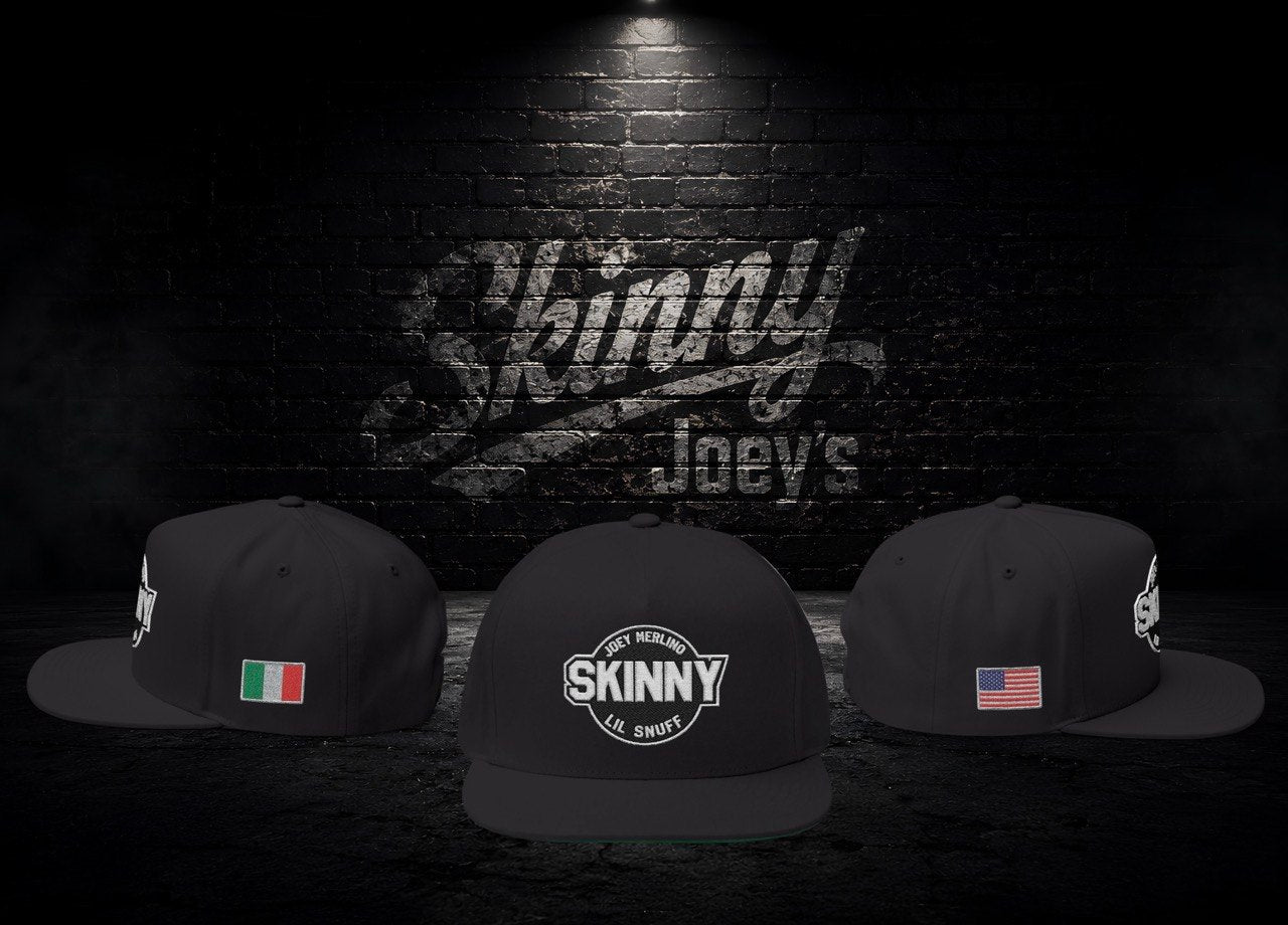 Skinny Joey Lil Snuff Embroidered Italy U.S.A Hat