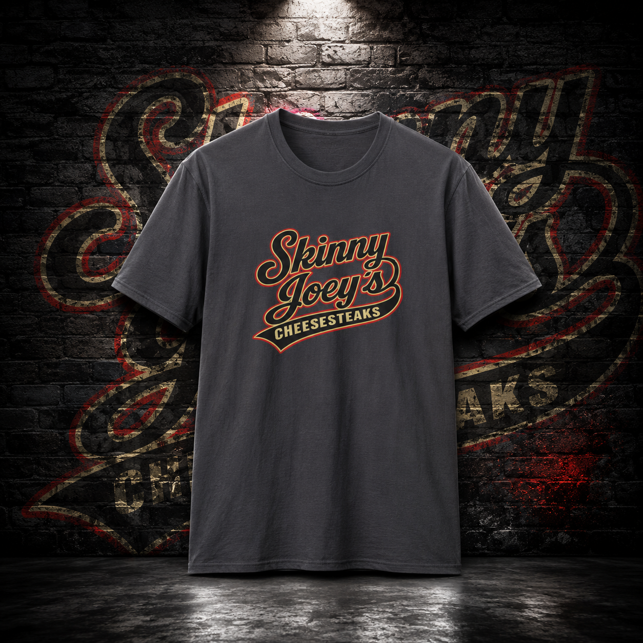 Skinny Joey's Cheesesteaks Halloween T Shirt