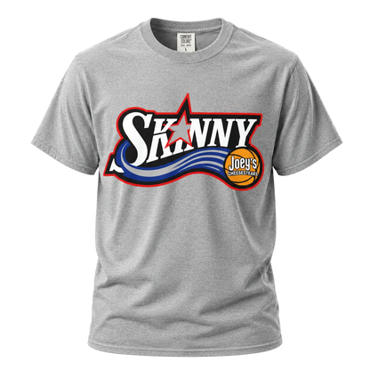76ers 2026 graphic tee in athletic heather, Skinny Joey Philadelphia mob boss inspired merch