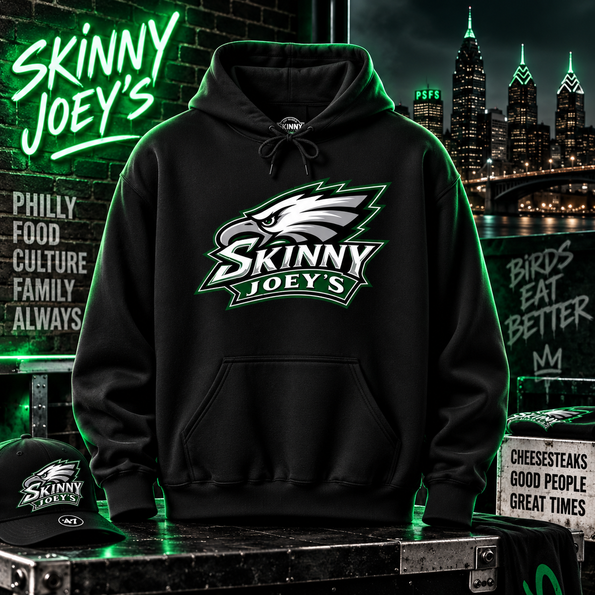 Skinny Joey’s x Eagles 2026 Hoodie