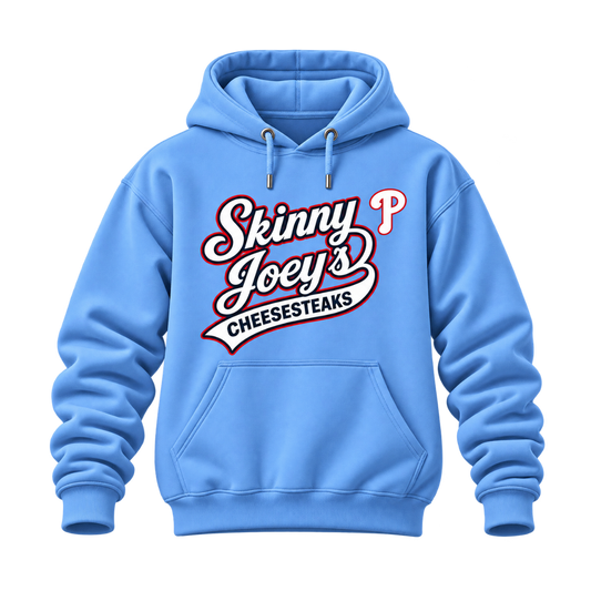 Skinny Joey Cheesesteaks X Phillies Logo Pullover Hoodie