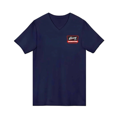 Skinny Joey's Cheesesteaks V-Neck T-Shirt