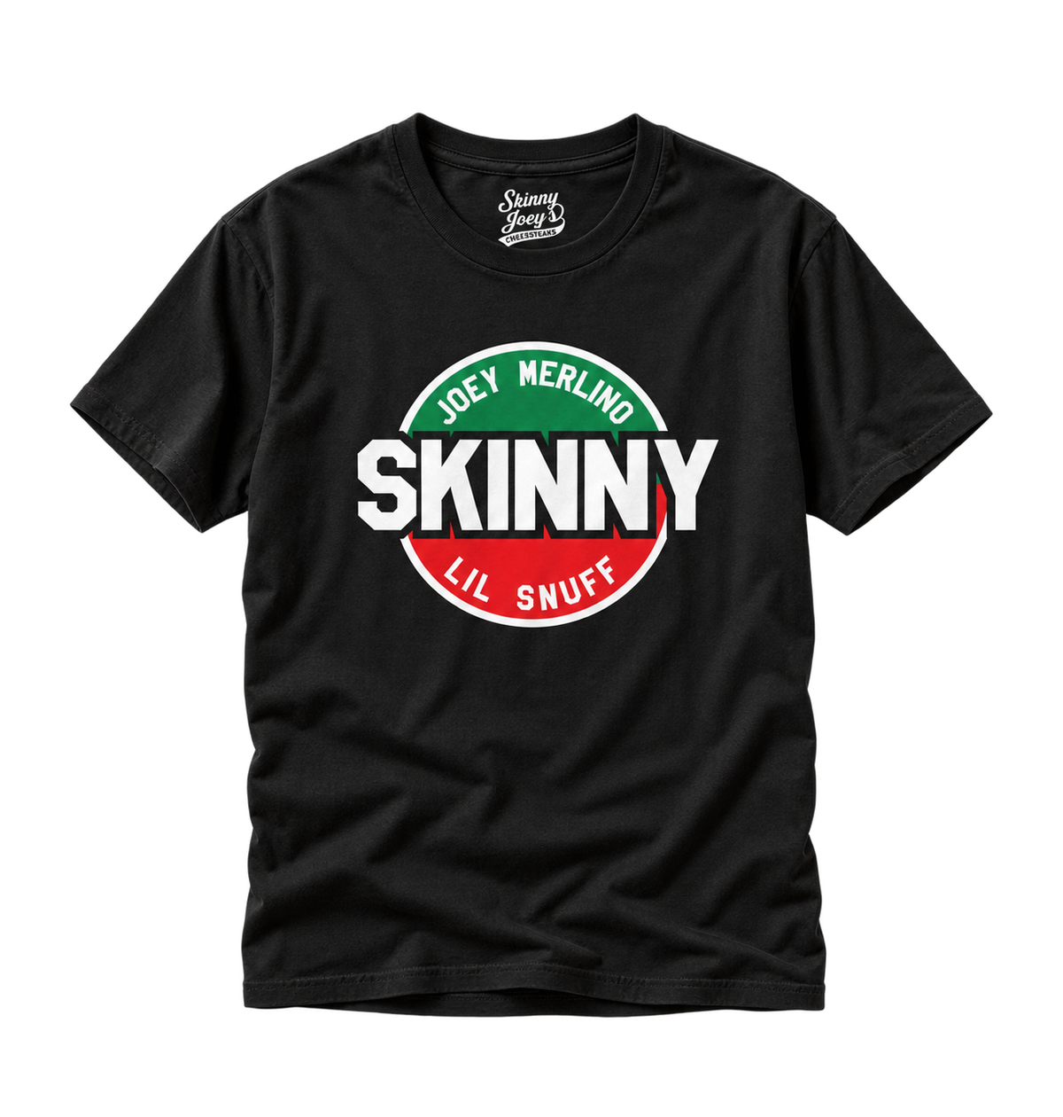 The Skinny Italian Flag Logo T Shirt