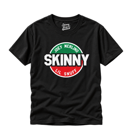 The Skinny Italian Flag Logo T Shirt