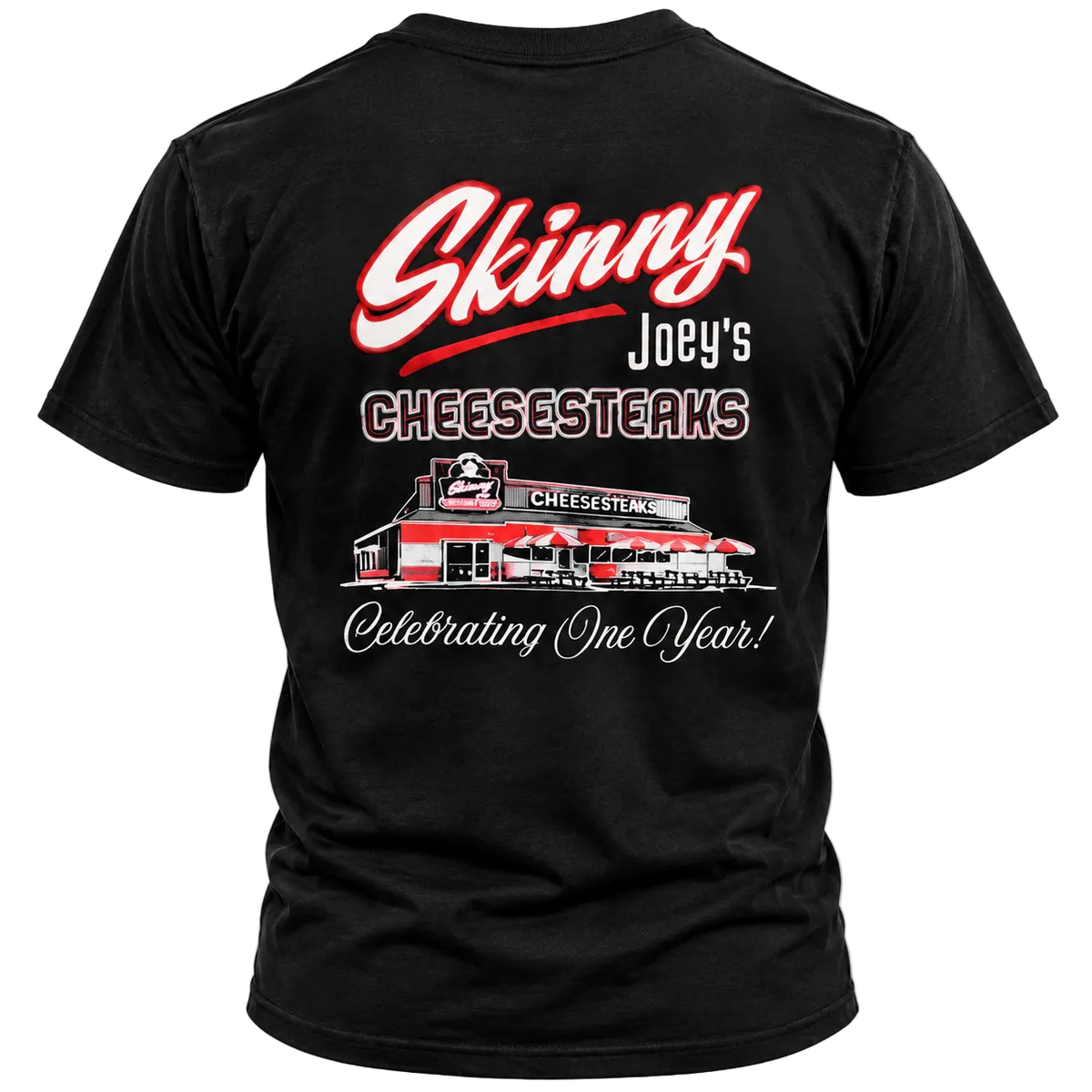 1 Year Anniversary Skinny Joey’s Cheesesteaks T-Shirt