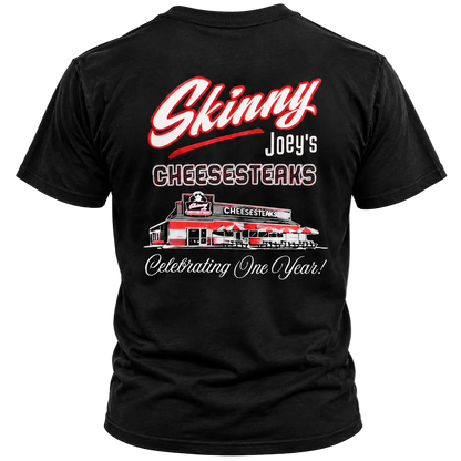 1 Year Anniversary Skinny Joey’s Cheesesteaks T-Shirt