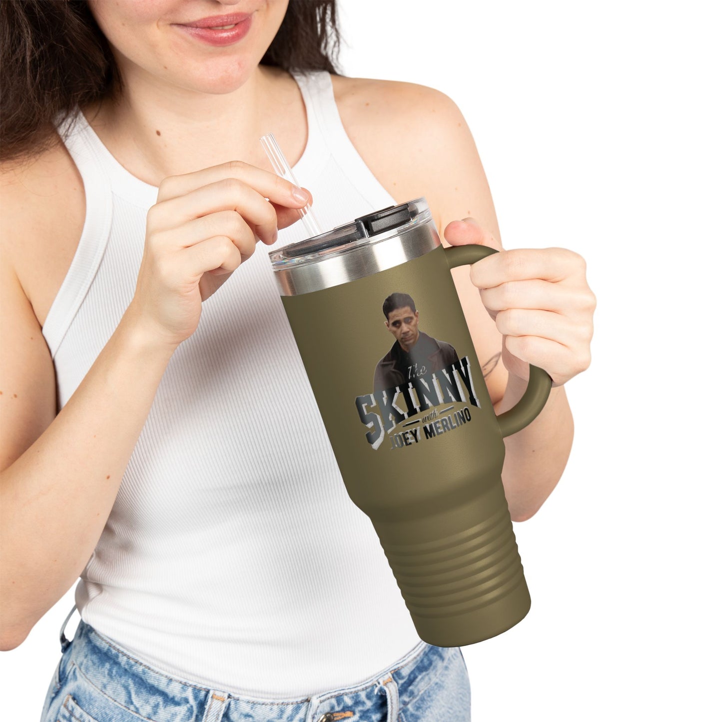 The Skinny Joey Merlino 40oz Insulated Travel Mug