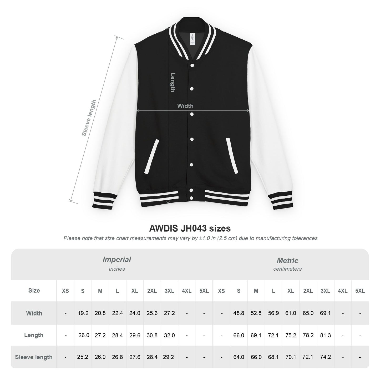 Skinny Joey Heavyweight Letterman Jacket