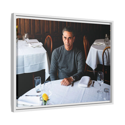 Skinny Joey Merlino Autographed - "We Can Go Anywhere" Matte Canvas, Black Frame