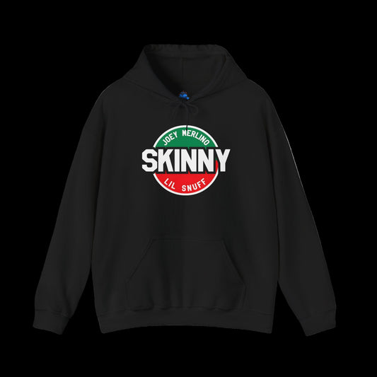 Skinny Italian Logo × WE CAN GO ANYWHERE Hoodie (Black)