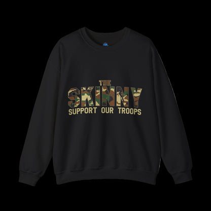 Support Your Troops – SKINNY Crewneck Sweatshirt