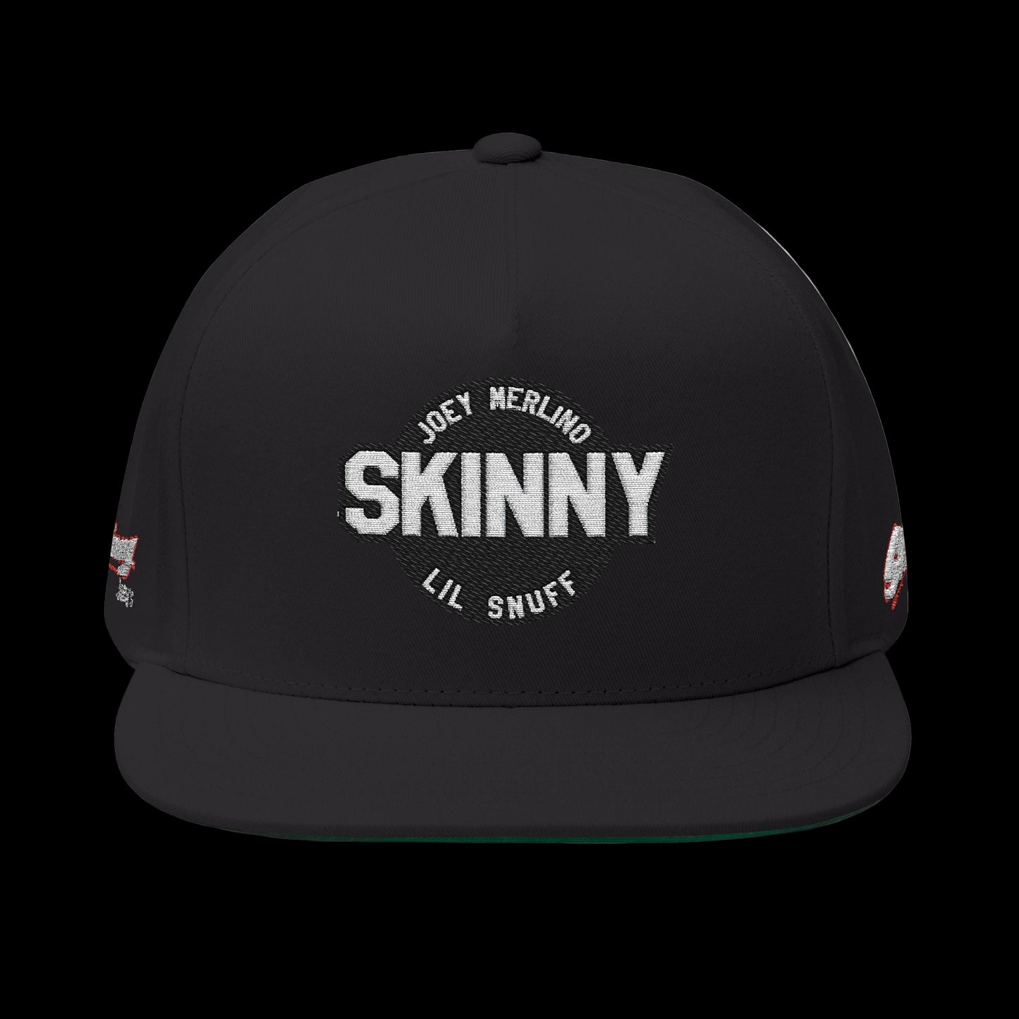Skinny Joey Lil Snuff Embroidered Flat Bill Cap
