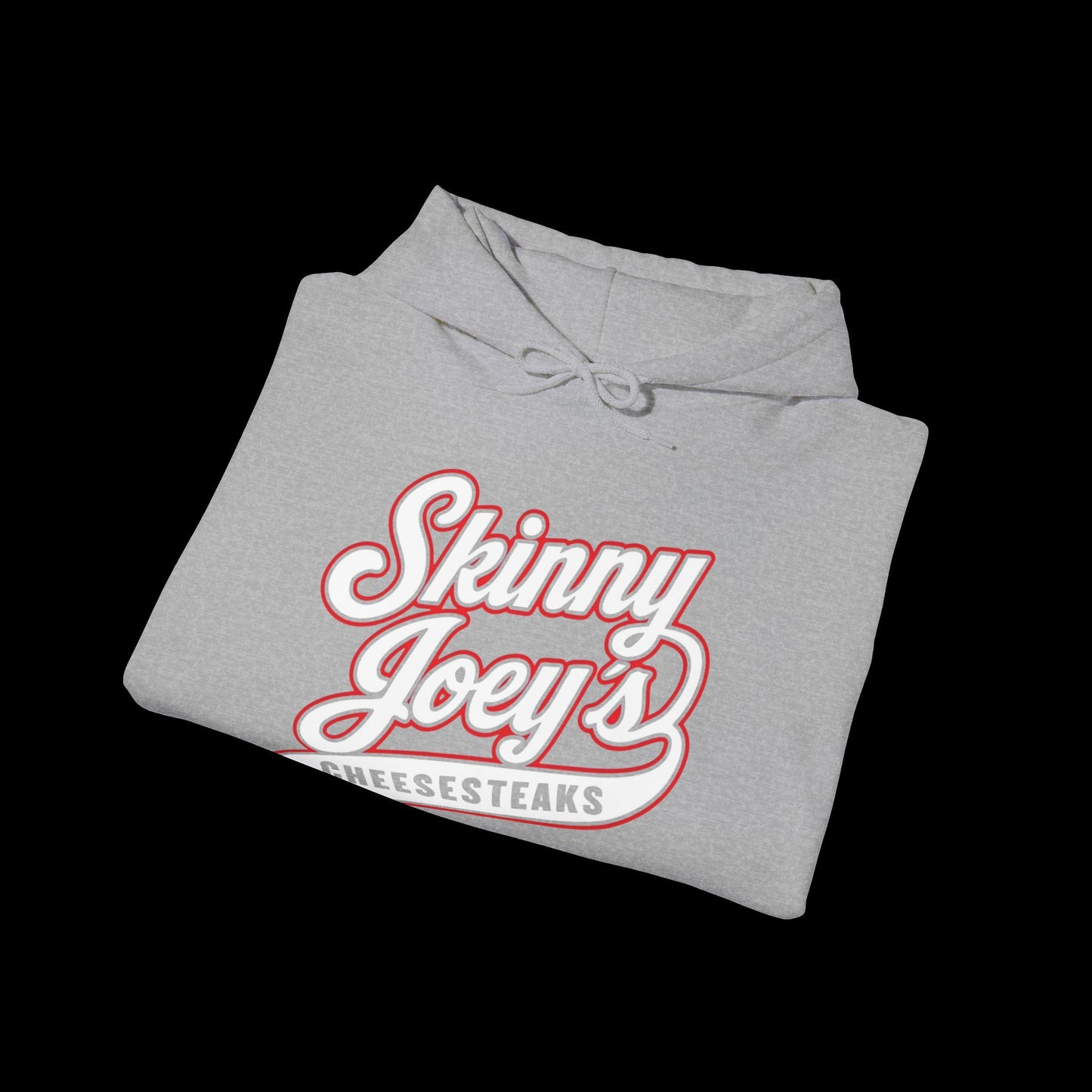 Skinny Joey's Cheesesteaks Hoodie — Retro Deli Logo Pullover