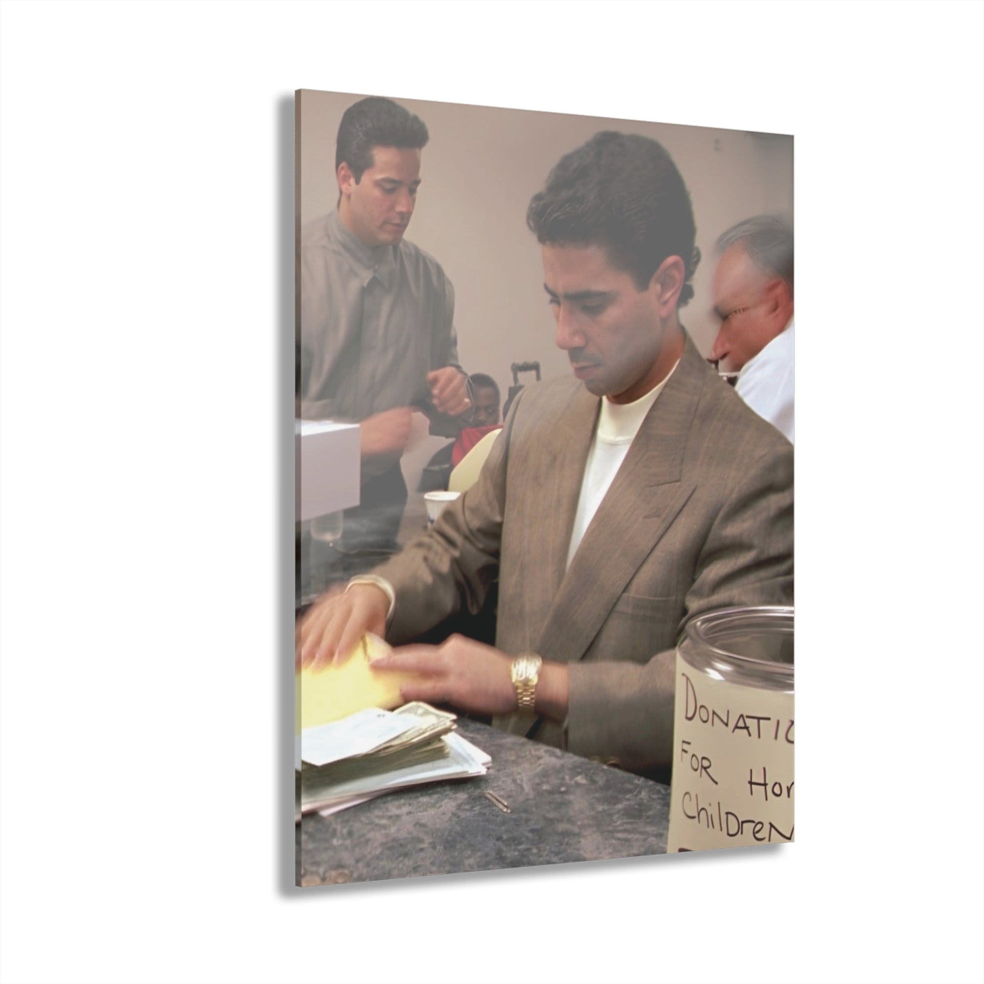 Skinny Joey Merlino Vintage Acrylic Wall Art - lifestyle photo - Skinny Joey's Cheesesteaks