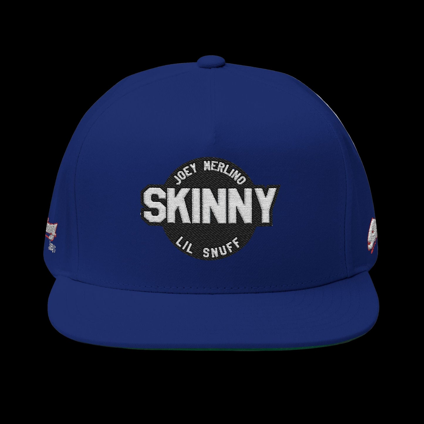 Skinny Joey Lil Snuff Embroidered Flat Bill Cap