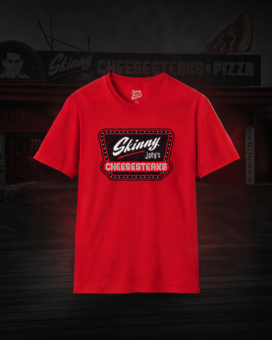 Skinny Joey Cheesesteaks Official Philly Merch Tee Shirt