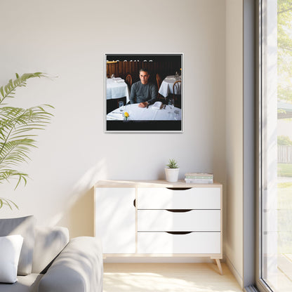 Skinny Joey Merlino Autographed - "We Can Go Anywhere" Matte Canvas, Black Frame
