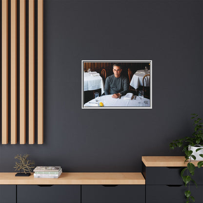 Skinny Joey Merlino Autographed - "We Can Go Anywhere" Matte Canvas, Black Frame